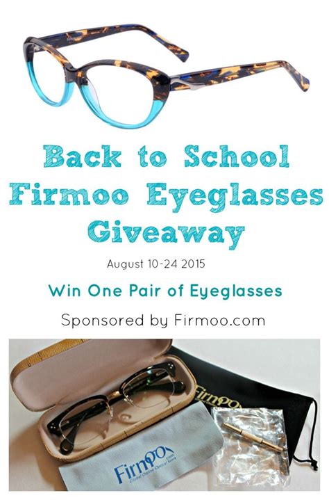Back To School Firmoo Eyeglasses Giveaway