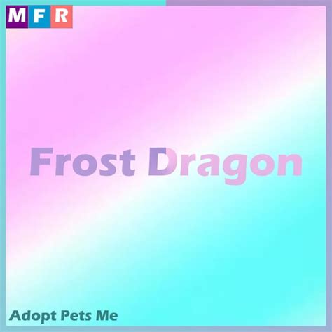 Neon Fly Ride Frost Dragon Adopt Me Etsy