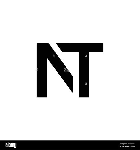 Initial Letter Nt At Logo Design Vector Template Creative Abstract Nt