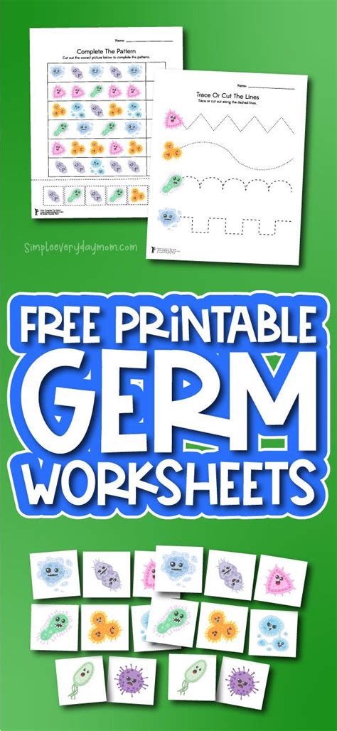 Free Printable Germ Worksheets For Kindergarten In 2022 Germs