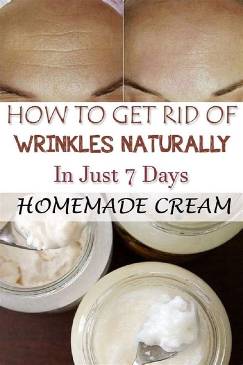 Homemade Cream To Get Rid Of Wrinkles Naturally In Just Days Homemade Wrinkle Cream Anti