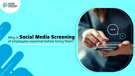 Social Media Screening Of Employees Essential Before Hiring
