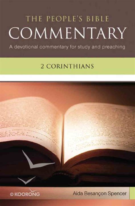 2 Corinthians Peoples Bible Commentary Series By Aida Besancon Free