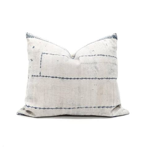 hmong-pillow-cover,-17-×20-hmong-indigo-print-hemp-linen-pillow,-hmong-batik-pillow,-linen