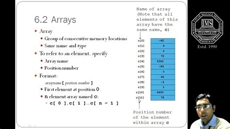 Array Declaration And Initialization Youtube