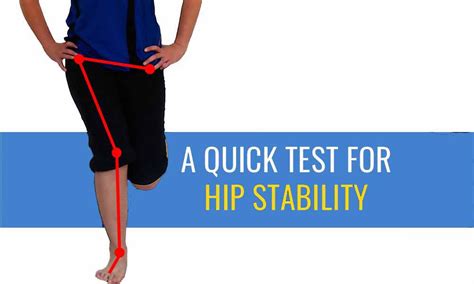 A Quick Test For Hip Control Sports Injury Physio
