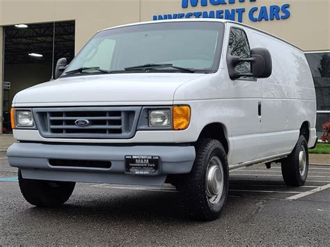 2003 Ford E Series Van E 350 Super Duty Cargo Van 73 L Turbo