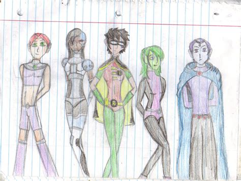 Teen Titans Genderbent By Marssetta On Deviantart