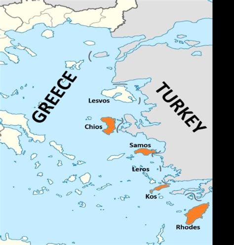 The Map Of Observed Area In Aegean Sea Where The Data Were Collected