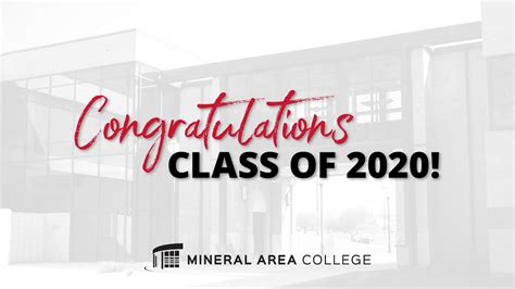 Mineral Area College Presents 2020 Virtual Commencement Youtube