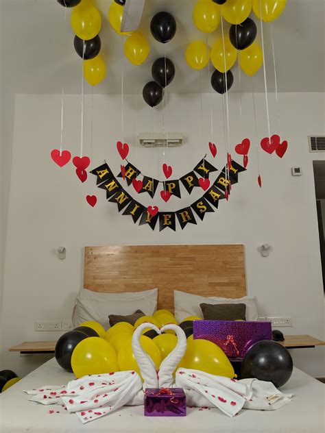 Purple hear damask pretty happy anniversary party decoration balloon | ebay. This yellow & black beautiful decor will make your ...