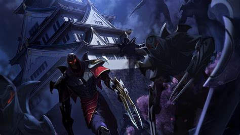 Zed The Master Of Shadows Artwork Wallpapers And Fan Arts League Of Legends Lol Stats