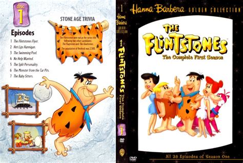 Flintstones Season 1 Disc 1 Tv Dvd Scanned Covers 4557flinstones 1