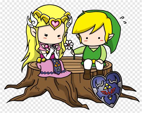 The Legend Of Zelda Breath Of The Wild Link Valentines Day Drawing