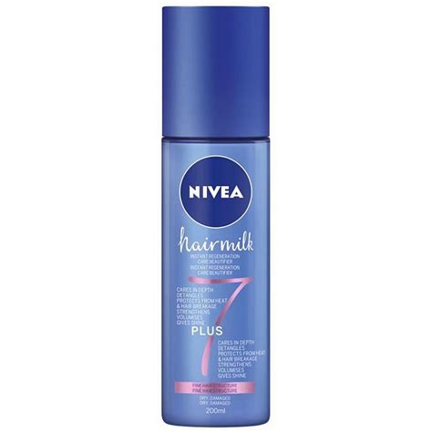 Nivea Hairmilk 7 Plus Regenerating Leave In Conditioner For Fine Hair