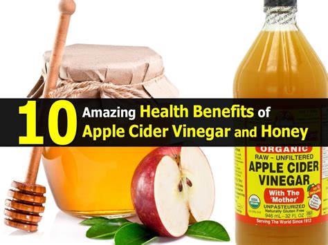 Apple cider vinegar is a natural food preservative and disinfectant. 10 Amazing Health Benefits of Apple Cider Vinegar and Honey