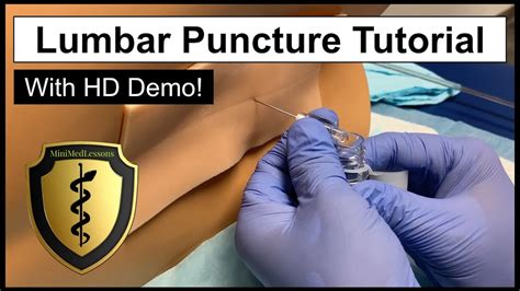 Lumbar Puncture Spinal Tap Comprehensive Tutorial And Demonstration