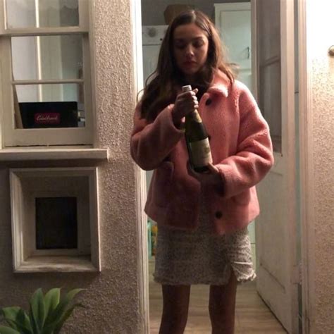 Olivia Rodrigo Olivia New Girl Cast Pink Coat