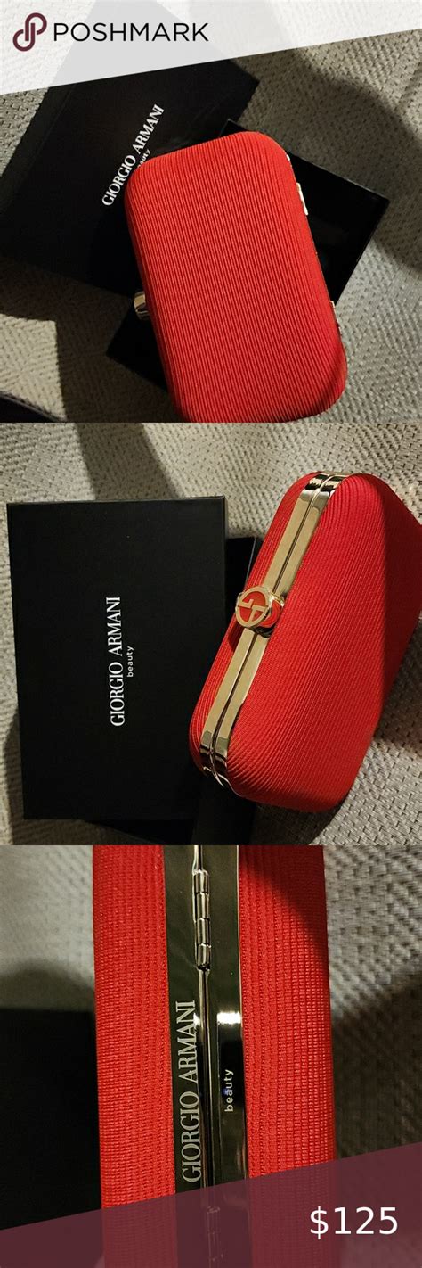 New Giorgio Armani Beauty Collection Clutchevening Bag Giorgio Armani