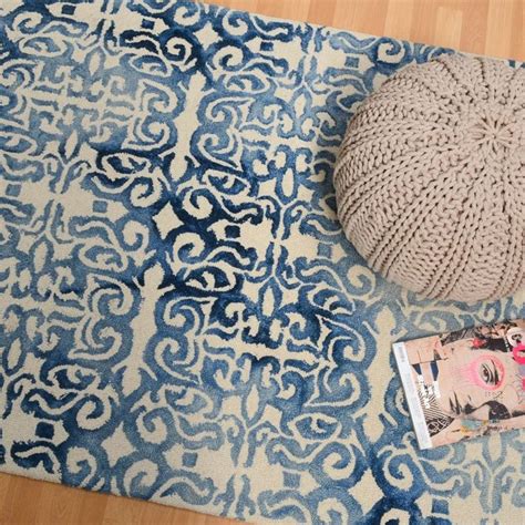fresco rugs in blue buy online from the rug seller uk rugs contemporary wool rugs blue rug