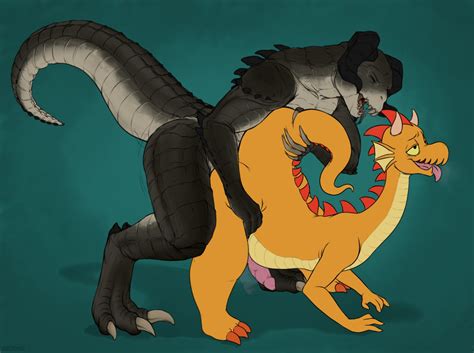Rule 34 Anal Anal Sex Anthro Anthro On Feral Deathclaw Dragon Duo