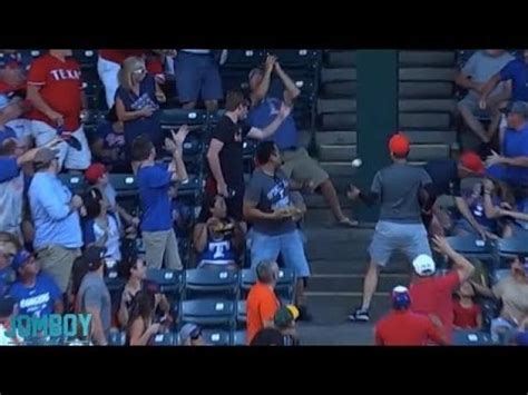 Baseball Fan Makes Unbelievable Catch Video Ebaums World