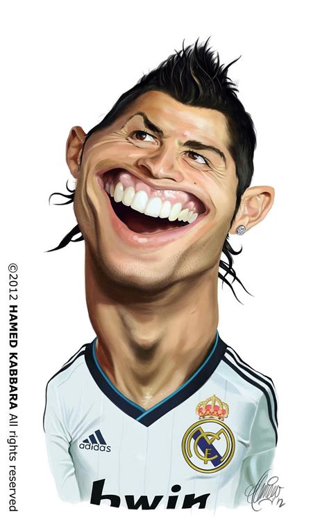 Caricatura De Cristiano Ronaldo Funny Caricatures Celebrity