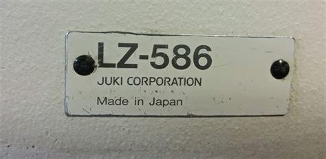 Juki Lz 586 High Speed Zig Zag Sewing Machine