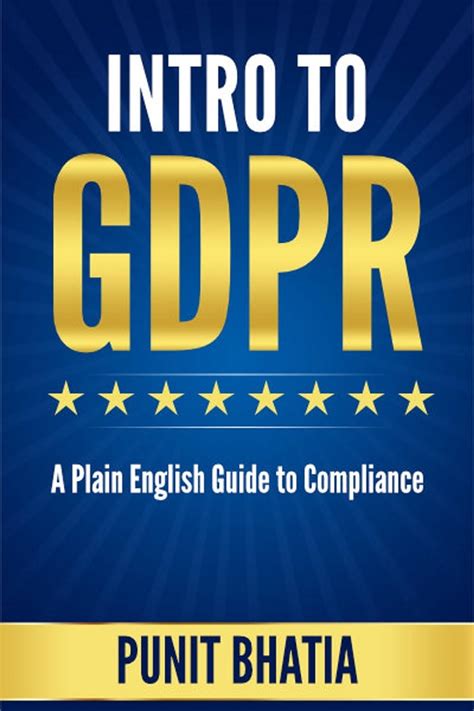 Intro To Gdpr A Plain English Guide To Compliance Ebook