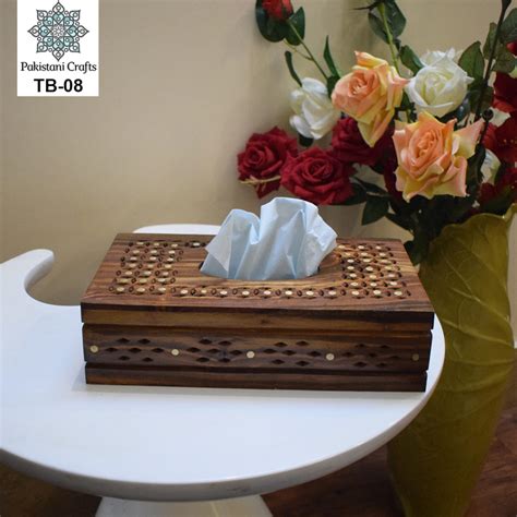 Wooden Tissue Box Pakistani Crafts
