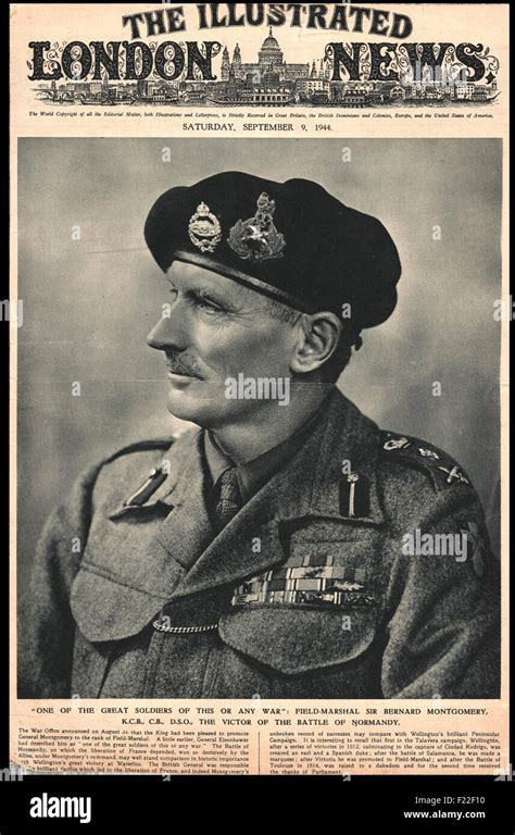 Feldmarschall Sir Bernard Montgomery Fotos Und Bildmaterial In Hoher