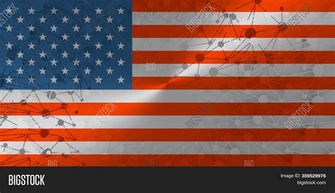 Flag Usa Low Poly Image And Photo Free Trial Bigstock