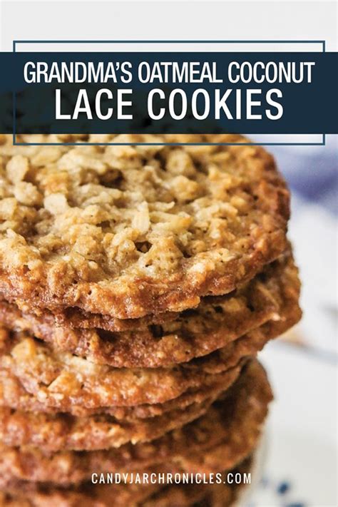 These pictures of this page are about: Grandma's Oatmeal Coconut Lace Cookies | Recipe | Coconut ...