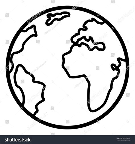 9317 Earth Lineart Images Stock Photos And Vectors Shutterstock