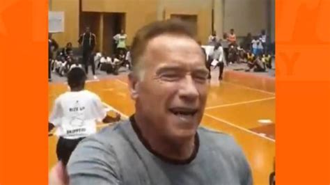 Arnold Schwarzenegger Responds After Being Kicked At South Africa Event