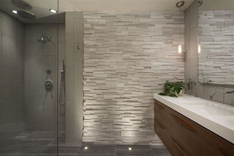That is what we have in our master bathroom and it can be pretty tough to clean correctly. Image result for stacked stone shower | Bathroom remodel ...