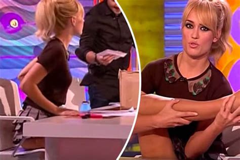 TV Host Accidentally Flashes Bare Bum In Miniskirt Wardrobe Malfunction