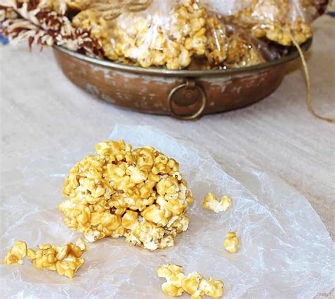 Old Fashioned Popcorn Balls Syrup And Biscuits