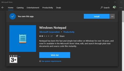 Windows 10 Feature Update Makes Notepad A Separate Store App Loret Oscar