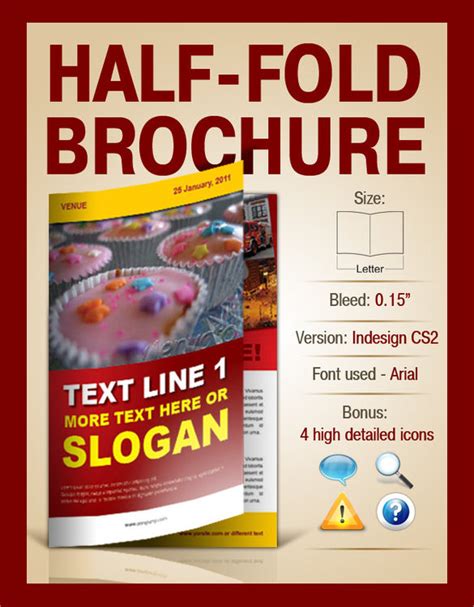 Free 25 Half Fold Brochure Templates In Psd Eps Ai