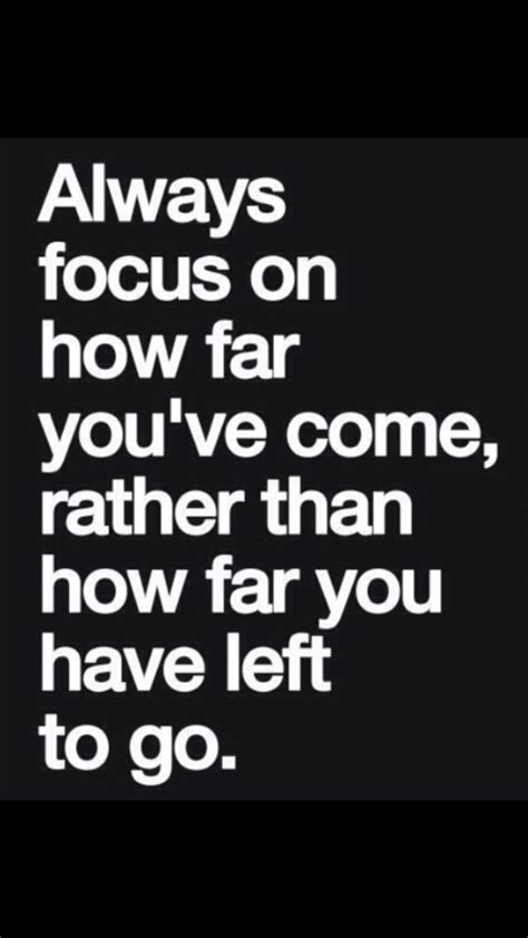 Always Focus On How Far Youve Come Fitness Motivation Quotes