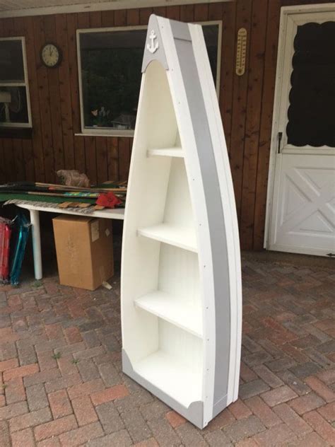 See more ideas about canoe plans, canoe, canoe building. Handcrafted 6ft Boat Bookshelf Canoe Bookcase Nautical ...