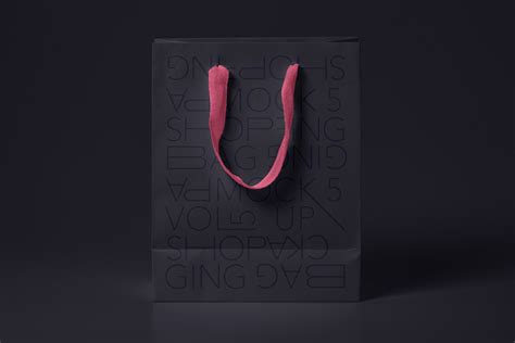 Download Standing Paper Shopping Bag Mockup | Mockup World