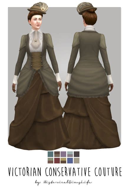 Victorian Conservative Couture At Historical Sims Life Sims 4 Updates