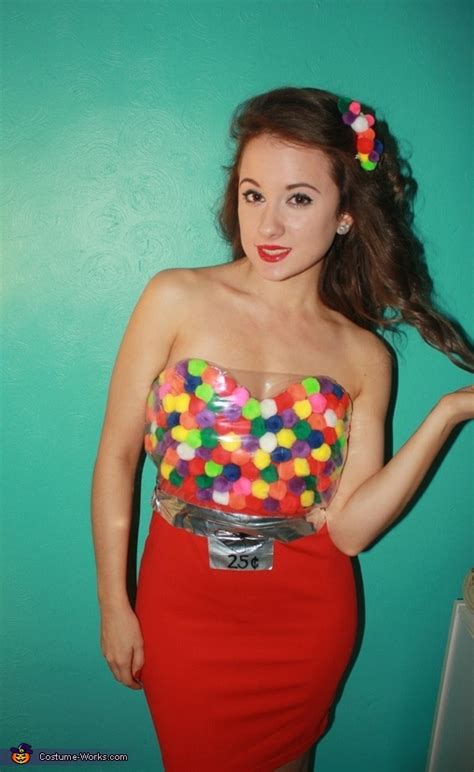 diy gumball machine costume last minute costume ideas