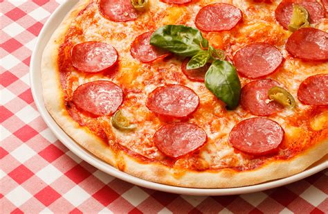 Healthy Pepperoni Pizza