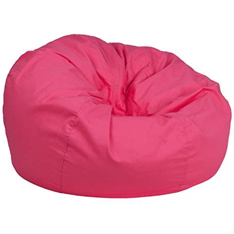 Flash Furniture Oversized Light Pink Dot Bean Bag Chair  
