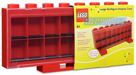 Shopping For Lego Minifigures Storage Case Large Red
