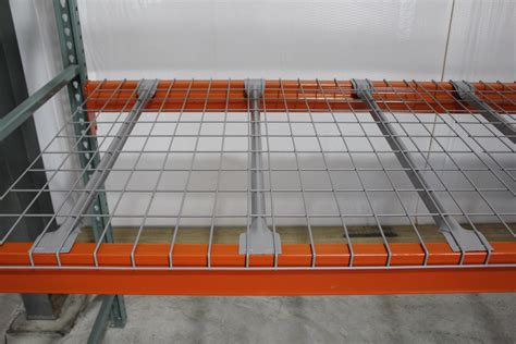 Inverted Flared Wire Decking Warehouse Rack And Shelf