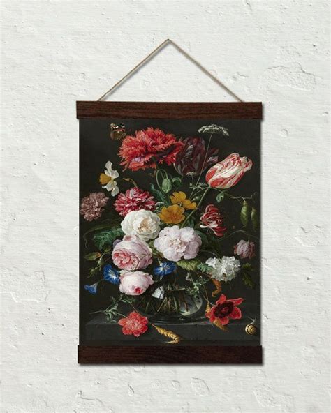 Dutch Floral Still Life Botanical Print Poster Giclee Canvas Wall